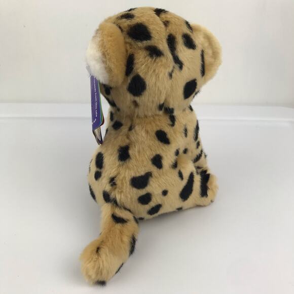 Wild Republic Wild Watchers Cheetah Plush 7" Cat Stuffed Animal 2015 K&M Tags - Picture 6 of 14